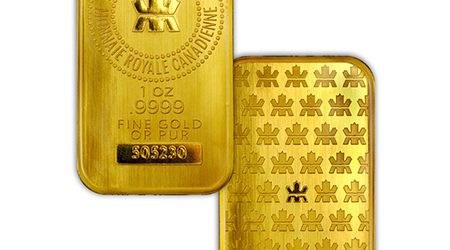 RCM – Lingote de oro de 1 oz de la Casa de la Moneda Real Canadiense