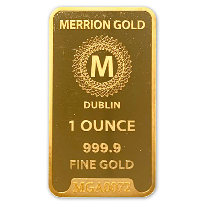 Merrion Gold 1oz bar