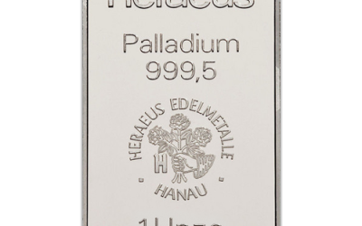 1oz Palladium Bar