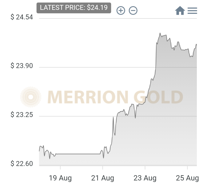 <strong>25/08/2023: This Week in  Gold with Market Updates</strong>